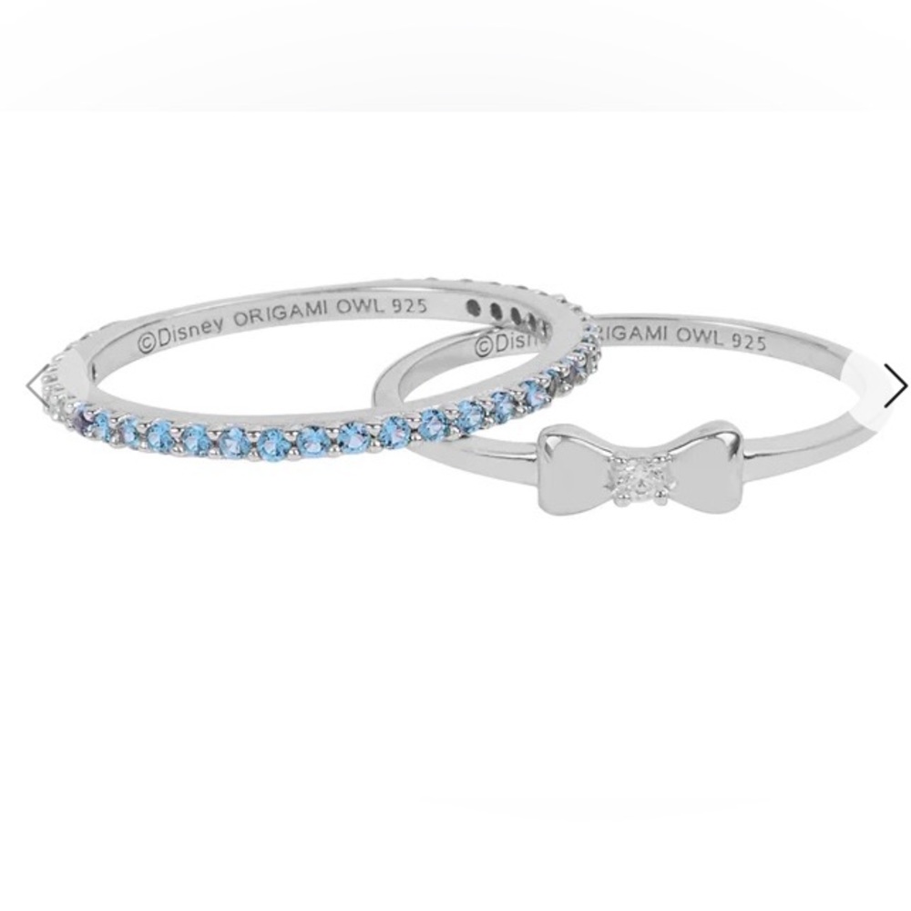 Origami Owl “Kind" CZ Stackable Rings